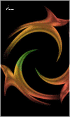 Abstract shapes on black background.gif