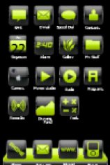 tema iPhone verde